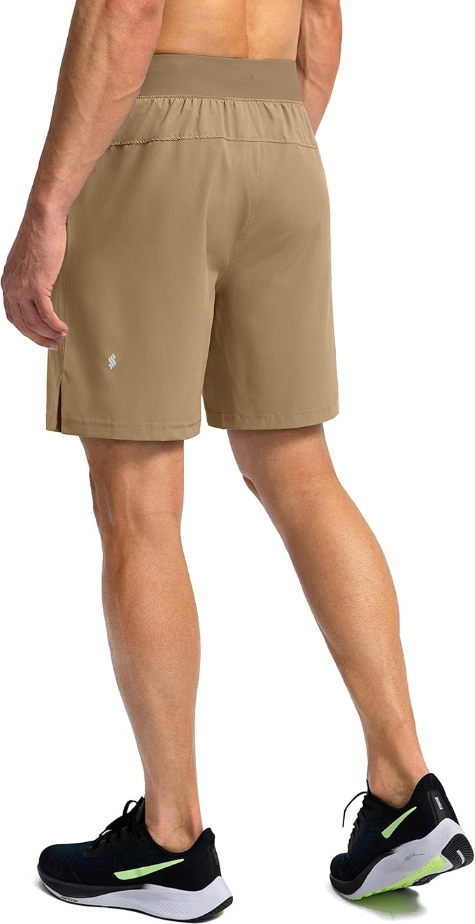 Men's Running Shorts with Zipper Pockets 9 Inch/ 7 Inch / 5 Inch Lightweight Quick Dry Gym Workout
