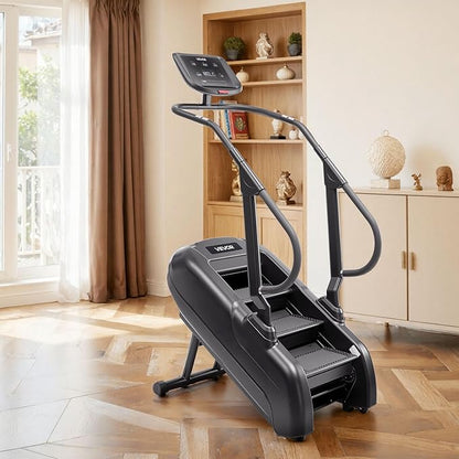VEVOR Stair Stepper Machine, LED Screen Continuous Climbing Machines, Max Load 330 Lbs Stepping