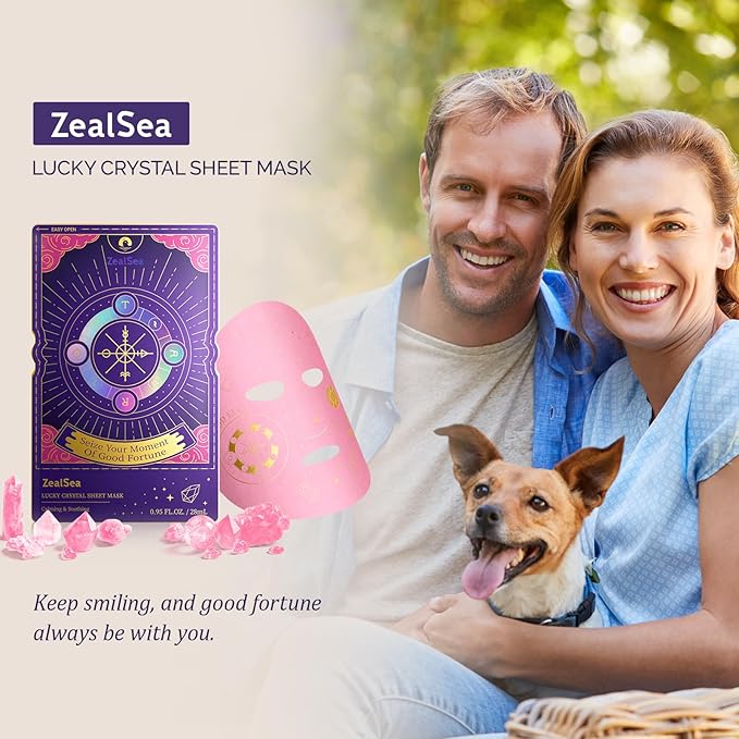 ZealSea Collagen Face Mask Skincare for Anti Aging, Hydrating Face Masks, Oat Peptide Face Mask for