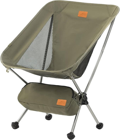Naturehike YL08 Ultralight Camping Chair, 2.38 LBS Portable Backpacking Chair with Anti-Sinking