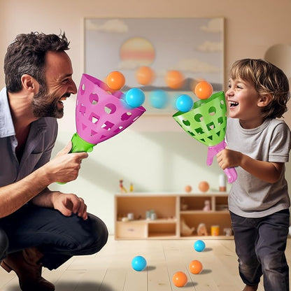 Bennol Outdoor Game Toys for Kids Boys with 20 Balls, Pop Pass Catch Ball Game Outside Toys Gifts