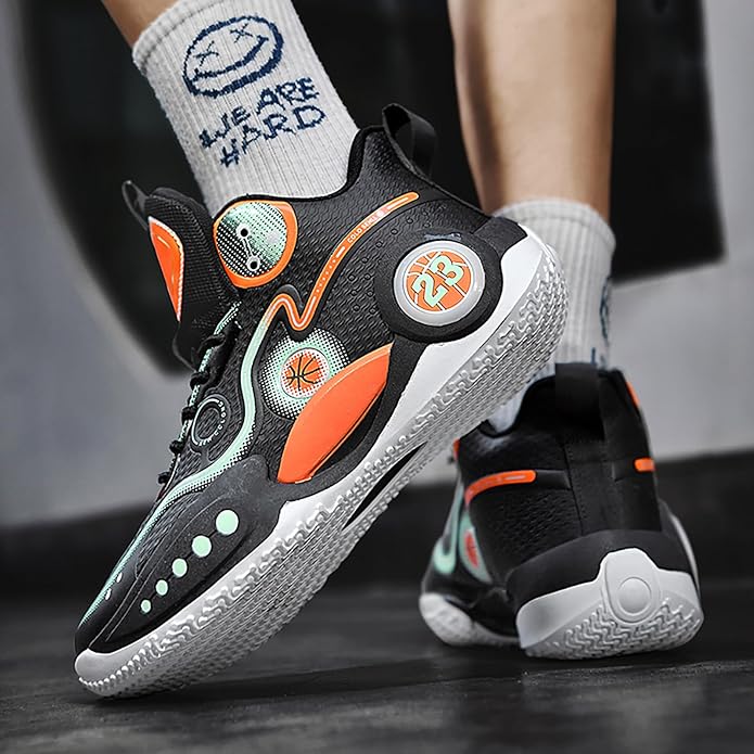 Boys Basketball Shoes Breathable Indoor Athletic Shoes Youth Outdoor Fashion Sneakers Comfortable