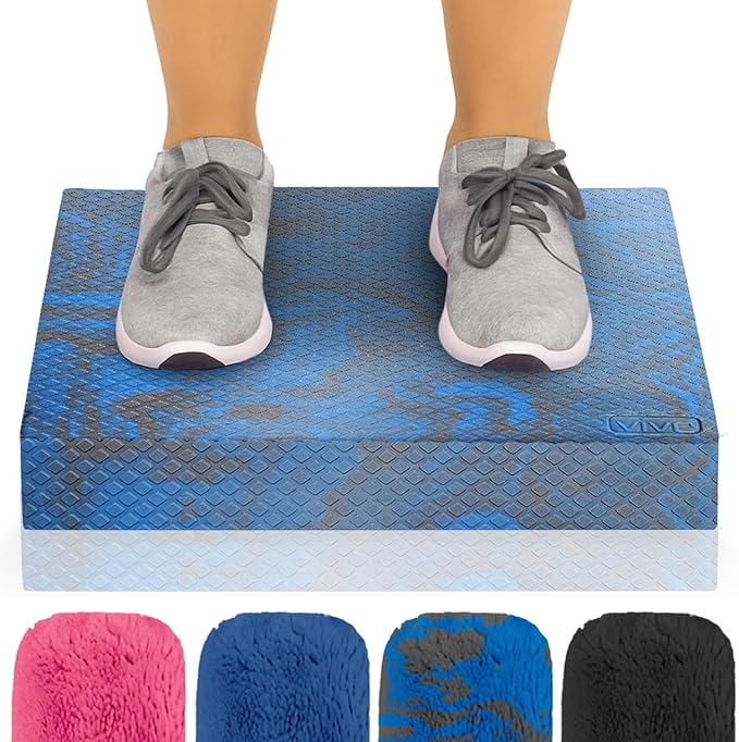 Vive Balance Pad - Foam Large Yoga Mat Trainer for Physical Therapy, Stability Workout, Knee and