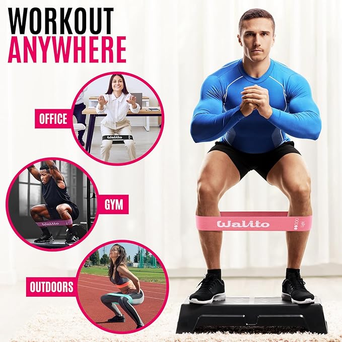 Fabric Resistance Bands for Working Out - Booty Bands for Legs -Glutes Training for Women and Men