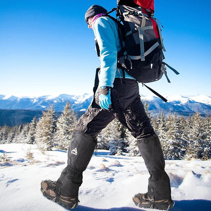 Gaiters for Hiking ??Waterproof and Breathable Leg Gaiters for Women and Men Boots, Adjustable