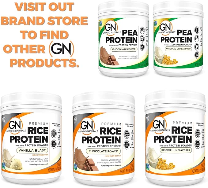 Raw Pea Protein Powder, Vegan Plant Based Protein, BCAA, Low-Carb, Low-Sugar, Vanilla Blast, 1