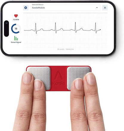 KardiaMobile 1-Lead Personal EKG Monitor ??Record at Home ??Detects AFib & Irregular Arrhythmias