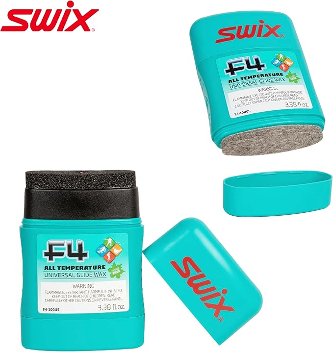 Swix Ski and Snowboard Touchup and Wax Kit - Comprehensive Winter Sports Maintenance Set with F4