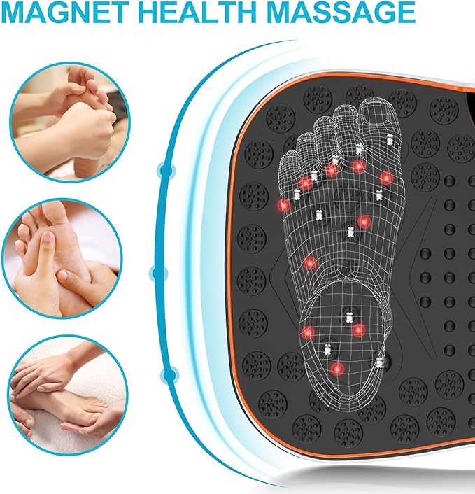AXV Vibration Plate Exercise Machine Whole Body Workout Portable Mini Vibrate Fitness Platform