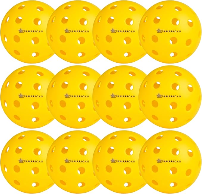 EP American Outdoor Pickleballs USAPA Approved | Made in USA with Durable Design |