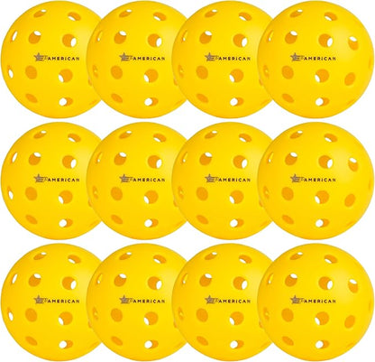 EP American Outdoor Pickleballs USAPA Approved | Made in USA with Durable Design |