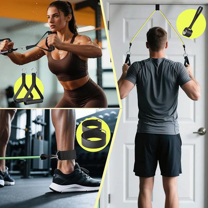 WHATAFIT Resistance Bands, Exercise Bands，Resistance Bands for Working Out, Work Out Bands with