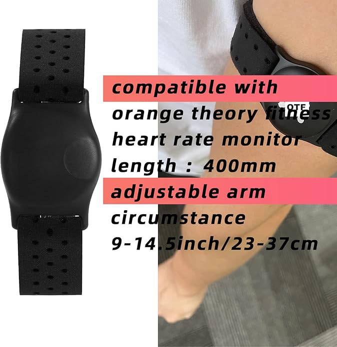 Comfortable Replacement Armband Strap Compatible with OTF, OTF Burn, Orange Theory Fitness, OT Beat