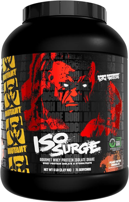 Mutant ISO Surge Whey Protein Isolate Powder Acts Fast to Help Recover, Build Muscle, Bulk and