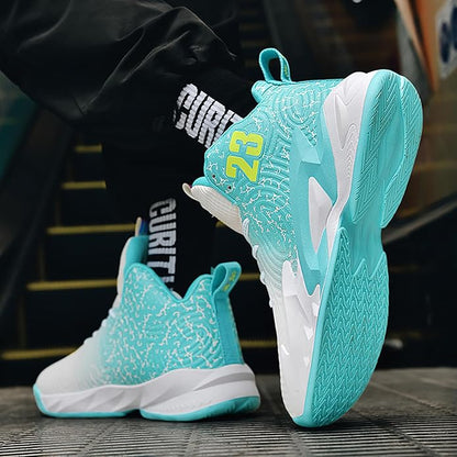 Boys Basketball Shoes Breathable Indoor Athletic Shoes Youth Outdoor Fashion Sneakers Comfortable