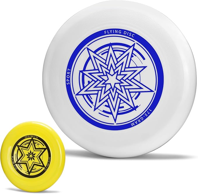Outdoor Flying Disc 175g,Adult Sport Disc Set for Competitive and Pro Players,Flying Disc Set