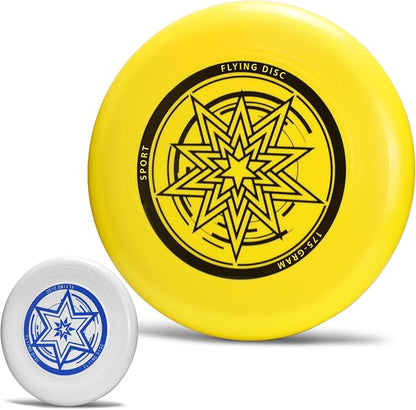 Outdoor Flying Disc 175g,Adult Sport Disc Set for Competitive and Pro Players,Flying Disc Set