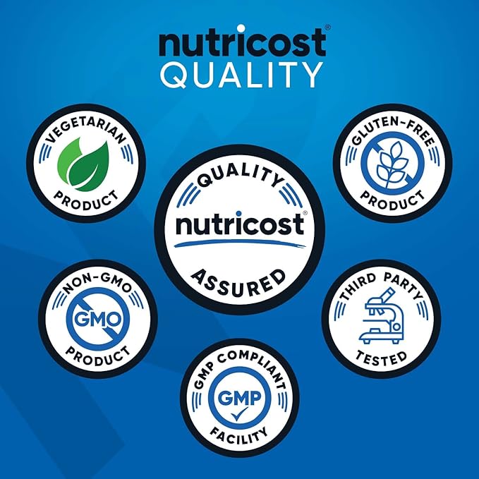 Nutricost BCAA Powder (Orange Mango, 60 Servings) - 2:1:1 Optimal Ratio, Gluten Free, Non-GMO
