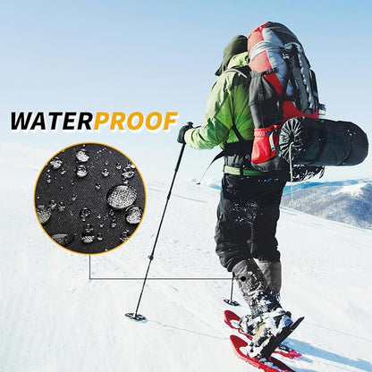 Leg Gaiters 100% Waterproof Adjustable Shoe Snow Boot Guard Gators for Hiking Shoe Cover Hunting