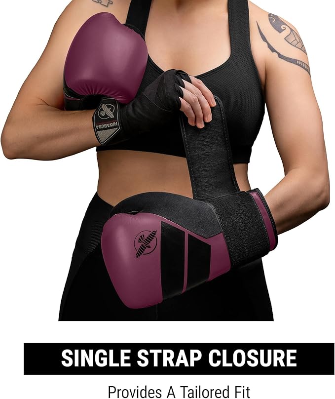 Hayabusa S4 PU Leather Boxing Gloves for Men, Women & Kids, 10oz, 12oz, 14oz, 16oz, Training