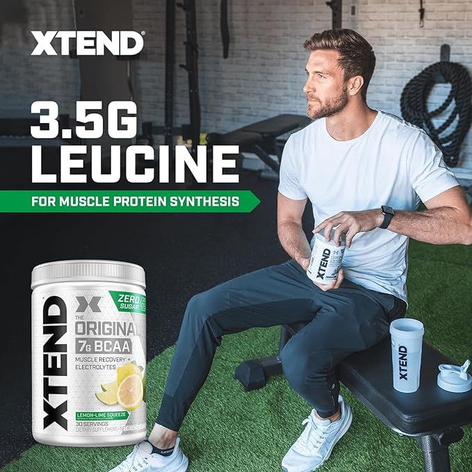 Xtend XTEND Original BCAA Powder 7g BCAA and 2.5g L-Glutamine, Sugar Free Post Workout Muscle