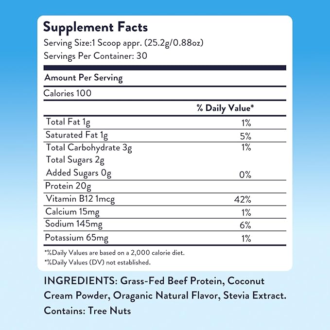 Equip Foods Prime Protein Powder | Clean, Grass Fed Beef Protein Powder | Carnivore Protein Isolate