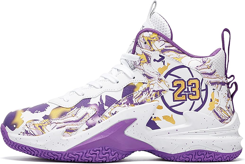 Boys Basketball Shoes Breathable Indoor Athletic Shoes Youth Outdoor Fashion Sneakers Comfortable