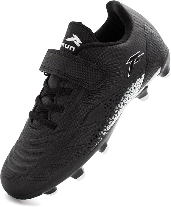 RUNIC Kids Soccer Cleats for Boys and Girls - Small and Big Kid Athletic Outdoor Football Shoes