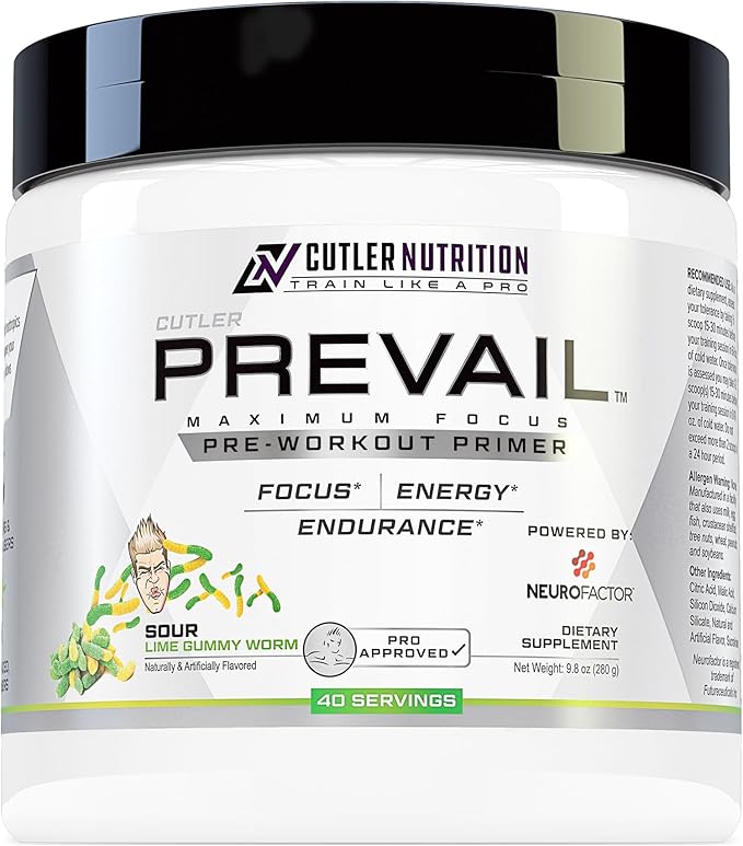 Prevail Pre Workout Powder with Nootropics: Pre Workout for Men and Women, Cutting Edge Energy and