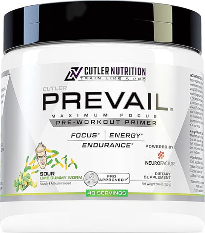 Prevail Pre Workout Powder with Nootropics: Pre Workout for Men and Women, Cutting Edge Energy and