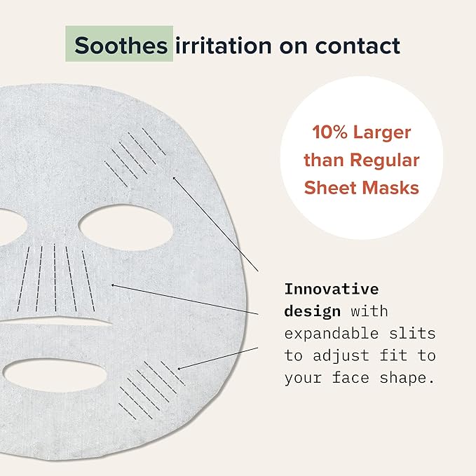 Cardon Cactus Soothing Sheet Mask | Korean Sheet Masks for Sensitive Skin Post-Shave | Korean Skin