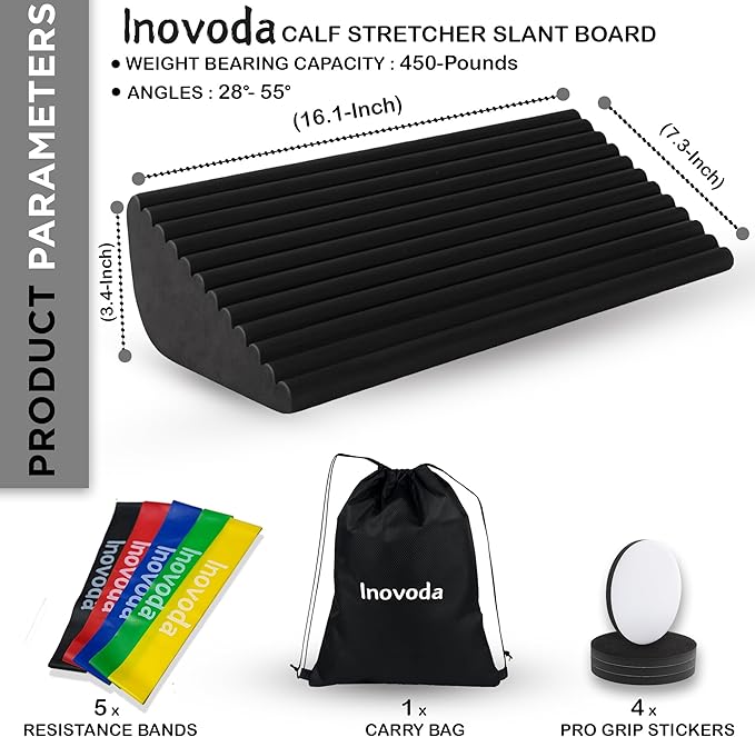 Slant Board for Calf Stretching | Ankle Balance Board, Ankle Exerciser Strengthener for Relief of