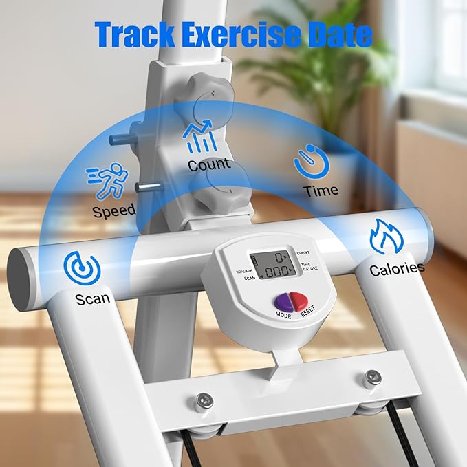 Steppers for Exercise at Home Stair Stepper with Handlebar and Resistance Foldable Stepper Climber