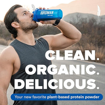 Falcon Organic Vegan Protein Powder Vanilla, 24g Protein, Sugar Free, Probiotics, Low Carb, Keto