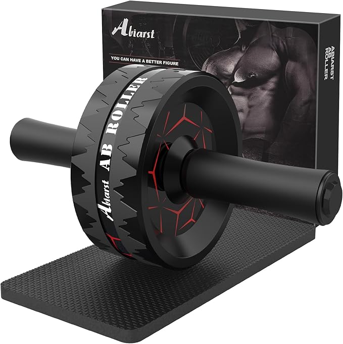 Ab Roller Wheel, Abs Workout Equipment for Abdominal & Core Strength Training, Home Gym Exercise