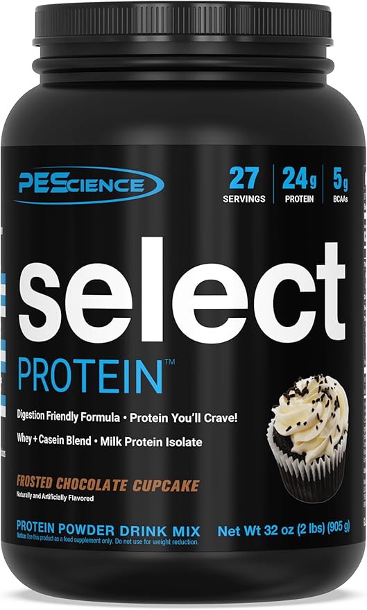 PEScience Select Protein Powder, Whey and Casein Blend, Clean Protein Powder for Women and Men, Low