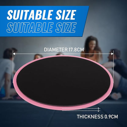 Wettarn 24 Pcs Core Sliders for Working Out Abdominal Exercise Gliding Discs Dual Sided Workout