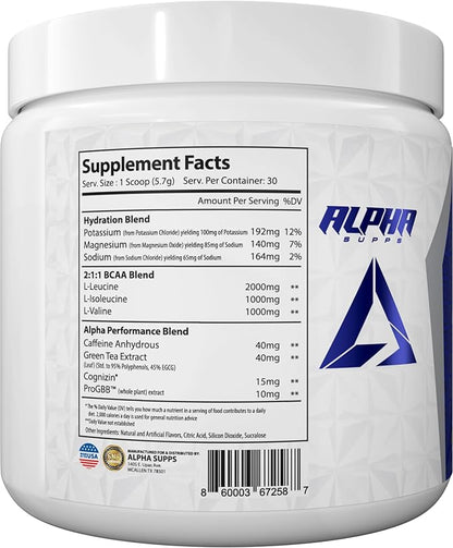 Amino NRG+ BCAA Amino Energy Recovery Powder - Hydration Blend with Electrolytes - Focus Blend for