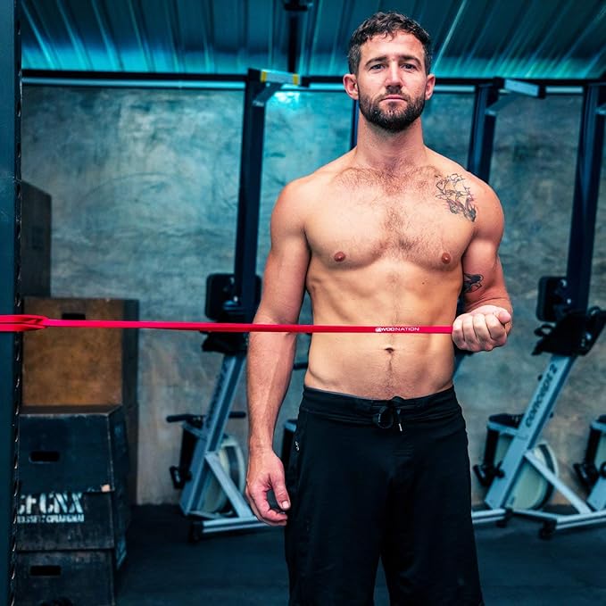 WOD Nation Pull Up Assistance Bands (10-175lbs Band) - Best for Pullup Assist, Chin Ups, Resistance
