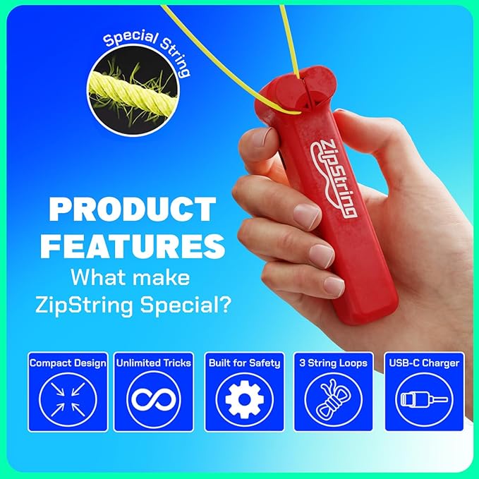 Original - As Seen on Shark Tank - Classic Rope Launcher Toy, Perfect for Kids & Adults - Fly a
