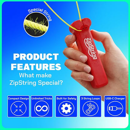 Original - As Seen on Shark Tank - Classic Rope Launcher Toy, Perfect for Kids & Adults - Fly a