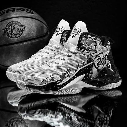 Boys Basketball Shoes Breathable Indoor Athletic Shoes Youth Outdoor Fashion Sneakers Comfortable
