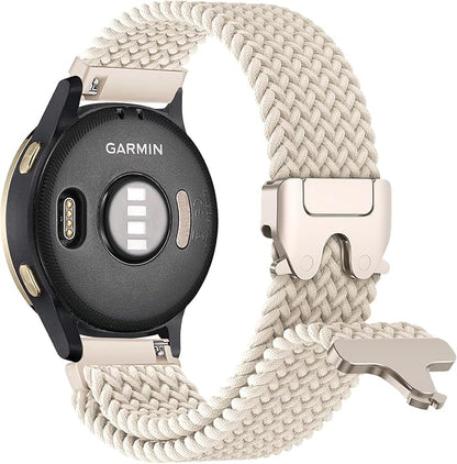 Braided Bands Compatible with Garmin Vivoactive 6/5/3/Venu 2 Plus/Forerunner 165/55/645/245 Music