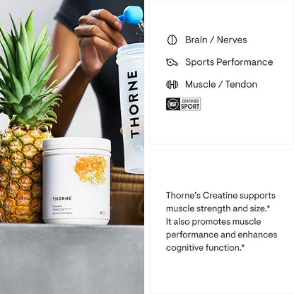 THORNE Creatine - Micronized Creatine Monohydrate Powder - Support for Muscles & Cognitive