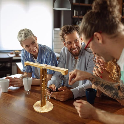 Ring Toss Game for Adults and Kids, Hook and Ring Game for Bars and Home Party, Indoor Game Outdoor