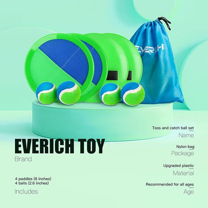 EVERICH Upgraded Toss and Catch Ball Game Set, Outdoor Games for Kids Outdoor Toys Yard Games