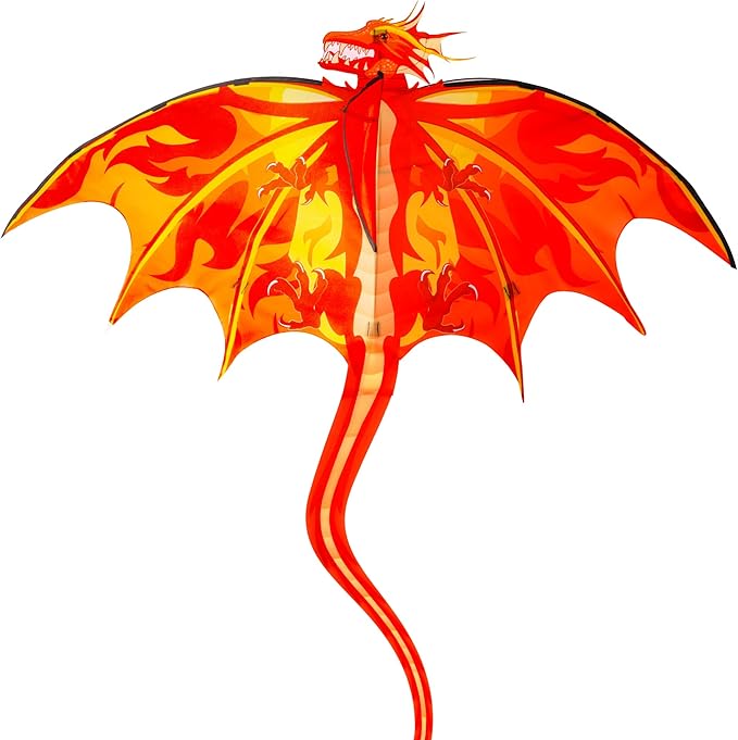 Large Kites for Adults Kites for Kids Ages 4-8， 8-12 Beach Park Outdoor Game Activities, Gifts for