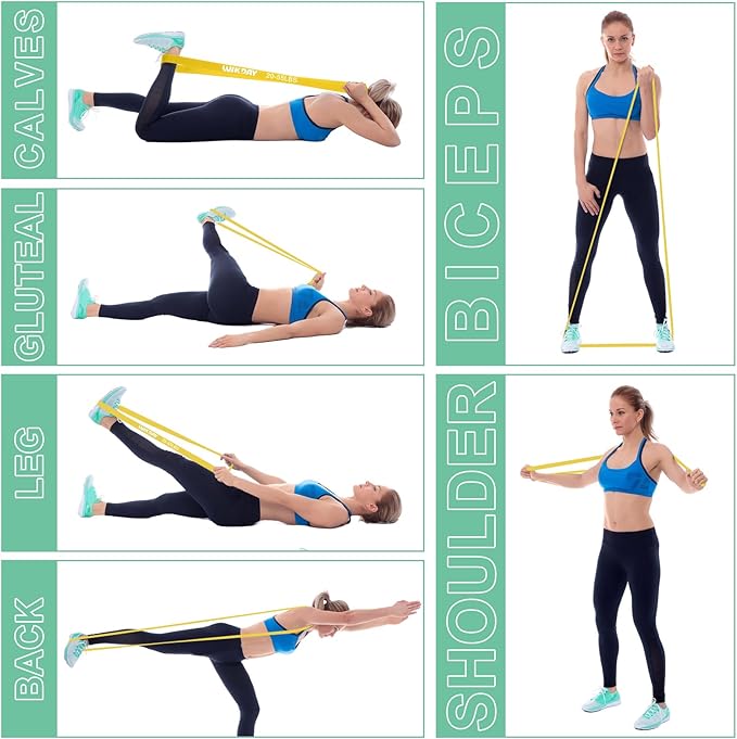 Resistance Bands, Pull Up Bands, Workout Bands for Exercise, Thick Heavy Resistance Band Set with