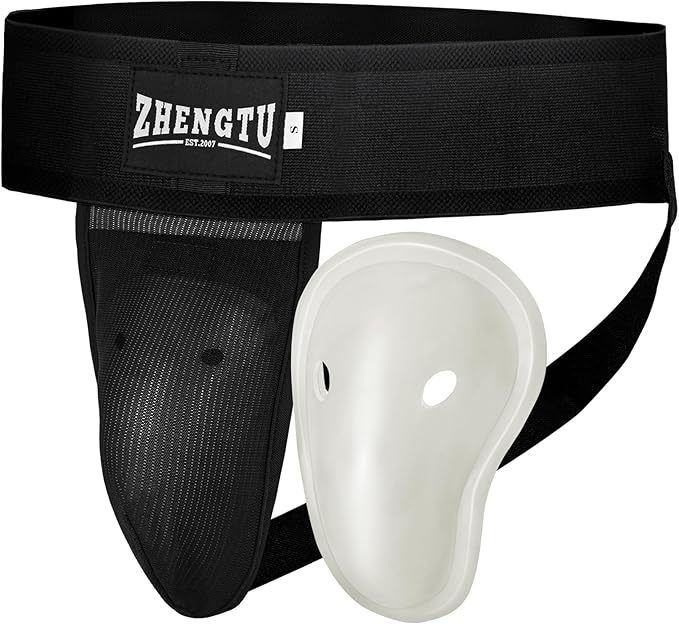 Groin Protector Cup Kickboxing Boxing Muaythai MMA Groin Guard, Jockstrap Karate Training, BJJ
