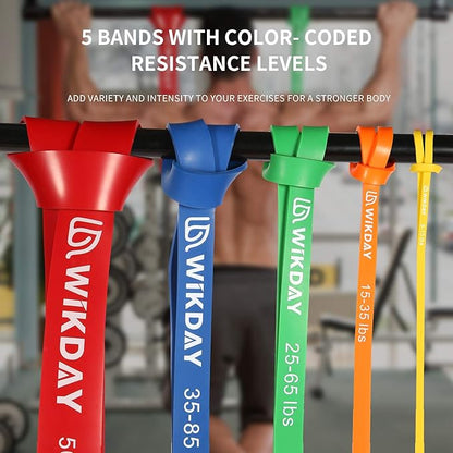 Resistance Bands, Pull Up Bands, Workout Bands for Exercise, Thick Heavy Resistance Band Set with
